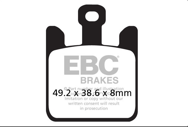 Ebc Fren Balatası Sinter Fa369/4hh Kawasakı Zx-6r Z 1000 Zx-14r Zzr 1400 Gtr1400