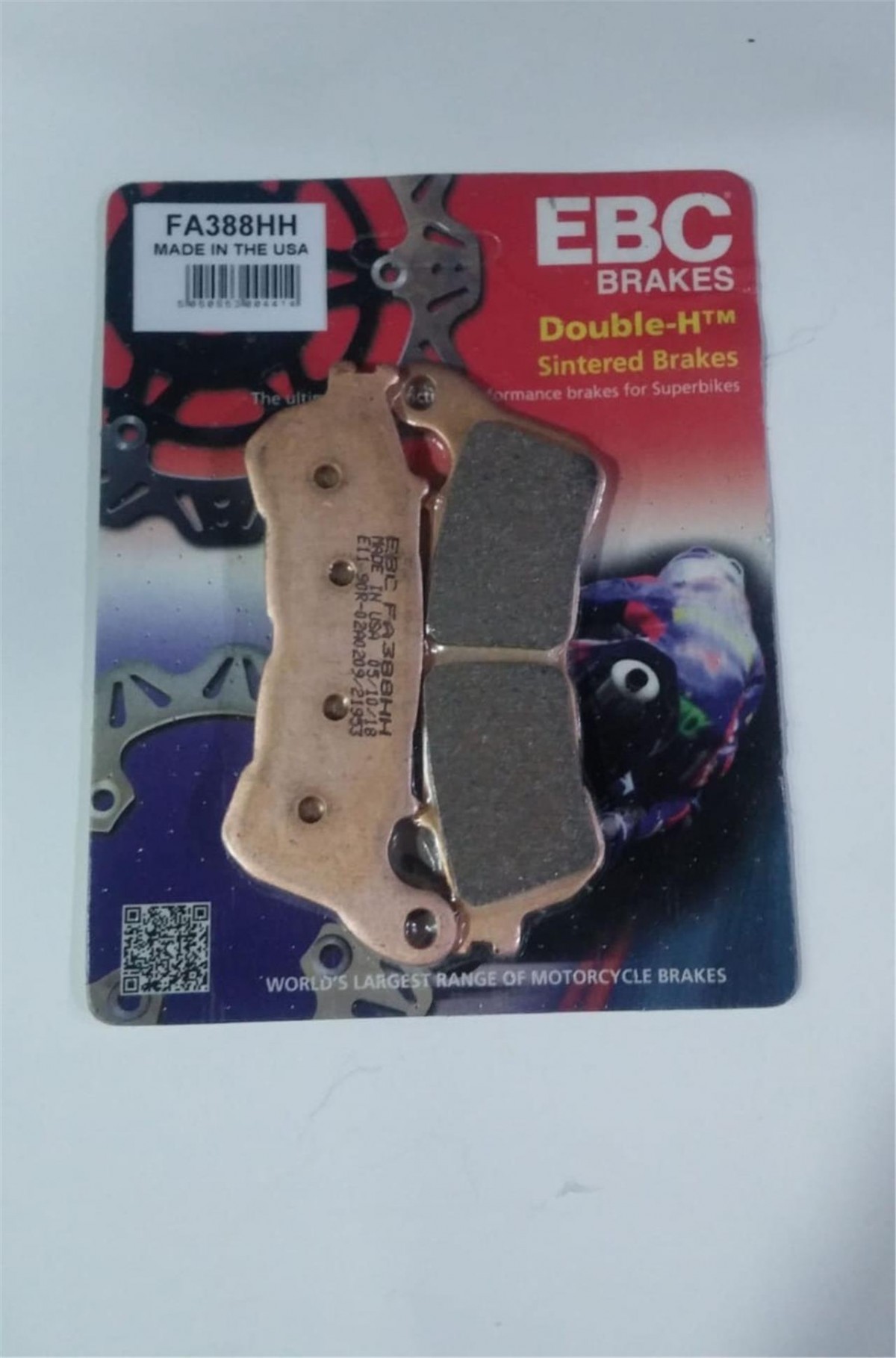 Ebc Fren Balatası Sinter Fa388hh2006-2015 Honda Cbf 1000 Uyumlu Arka Fren Balatası 3 Piston Kaliper