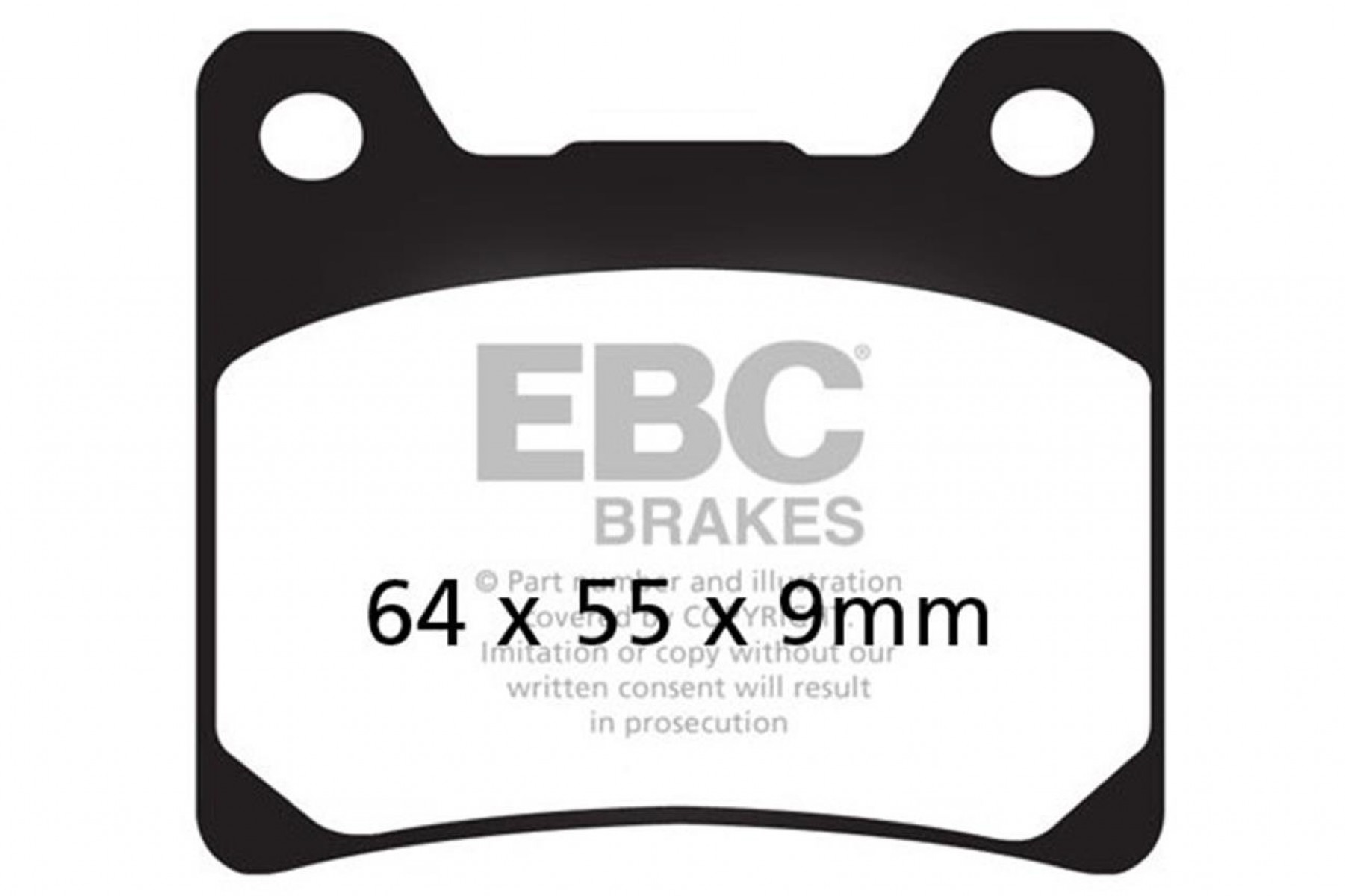 Ebc Fren Balatası Yarı Sinter Fa088v Yamaha Xjr1300 98-01, Vmax12, Xv100 Vırago