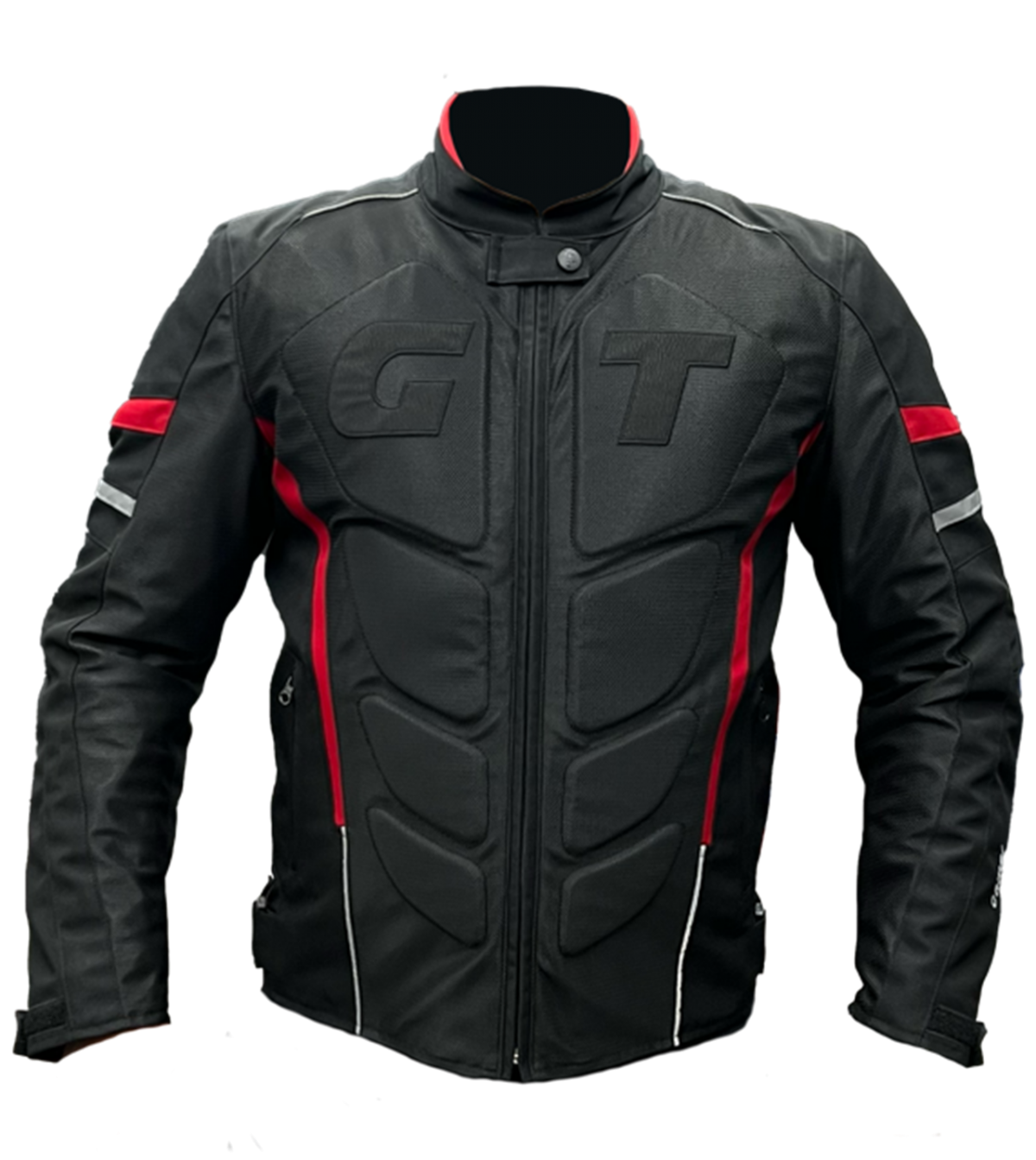 Forte Gt 2001074 Camel Kışlık Motosiklet Montu Hörgüçlü Siyah-kırmızı Small