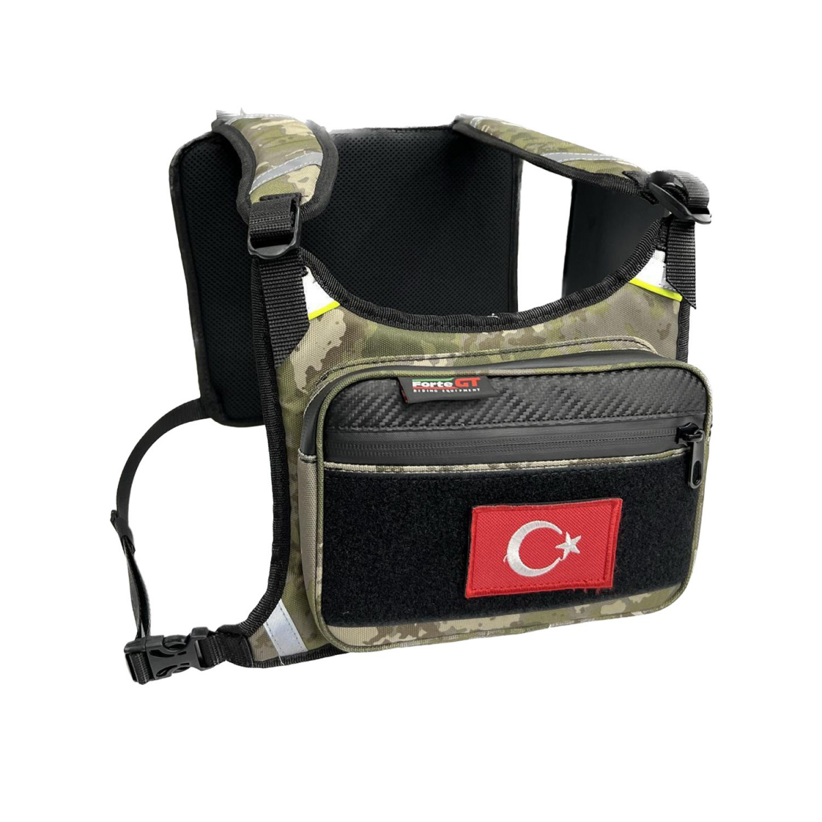 Forte Gt Motosiklet Göğüs Çantası Reflektörlü 70439 Forte Gt Motosiklet Göğüs Çantası Reflektörlü 70439