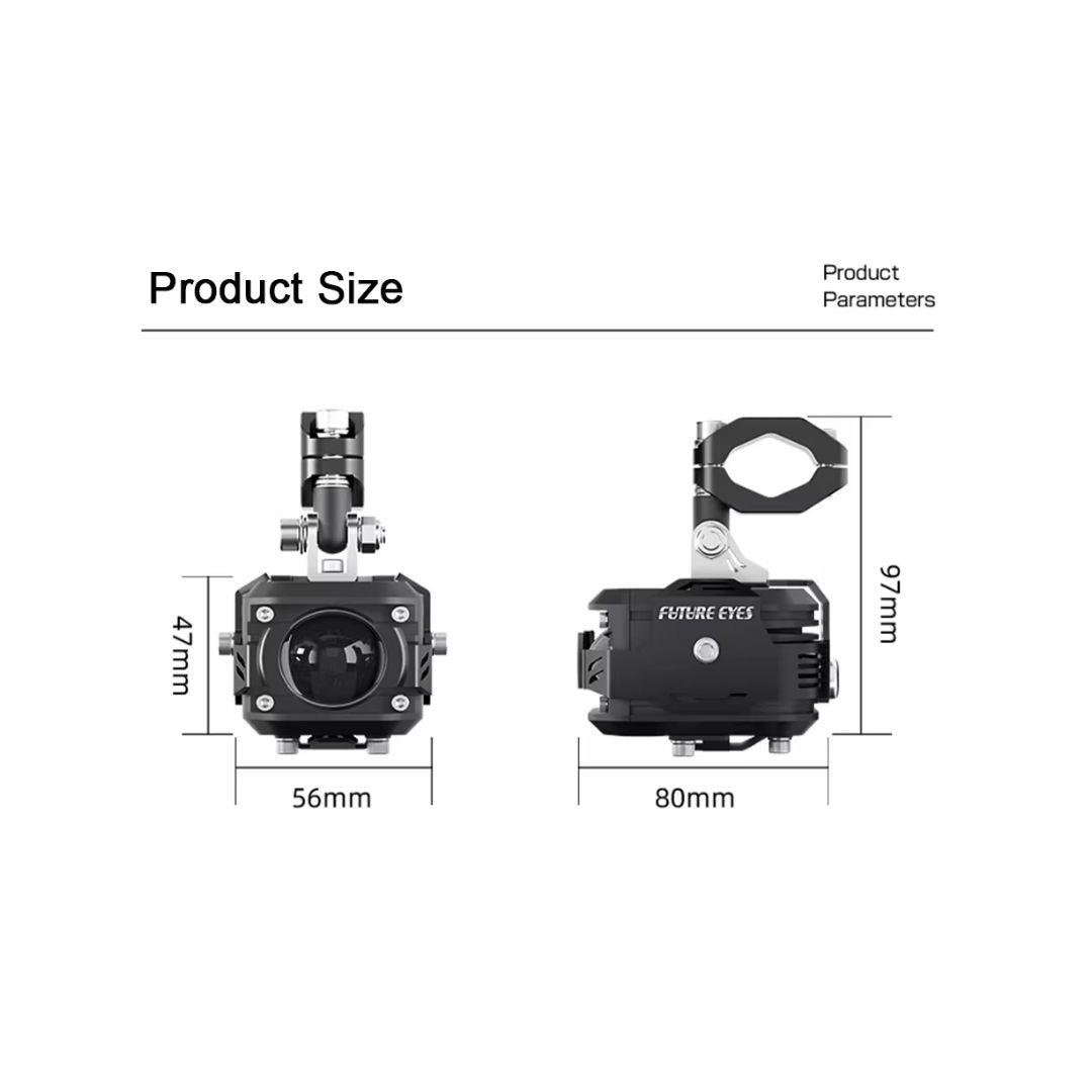 Future Eyes F150 Motosiklet Sis Farı Takım 60w