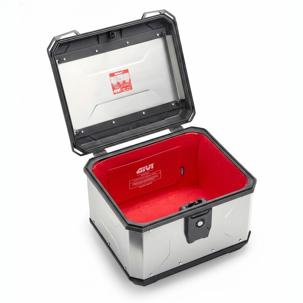 Gıvı Alpına Alüminyum Çanta Gri 44lt Alp44a2 (tabla Dahil)