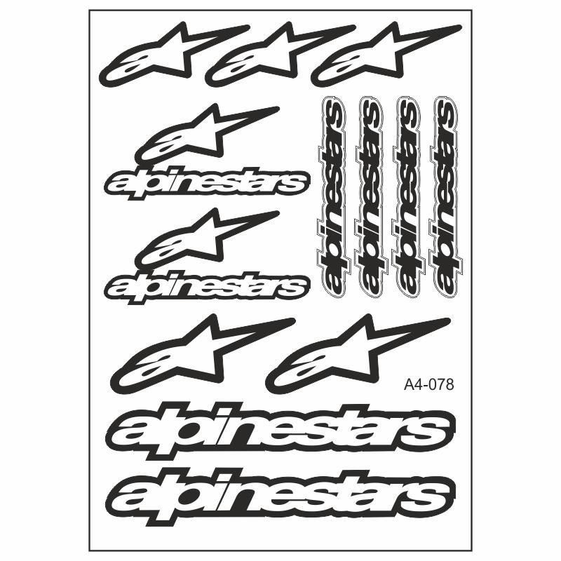 Gogo A4 Stıcker Seti Karışık 078 Tek Paket Çoklu Sticker