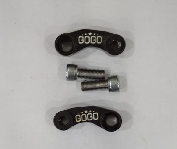 Gogo Ayna Uzatma Aparatı Takım Siyah Nc 700 750 S X (10mm Ve 8mm Düz Diş Aynalar İçin)