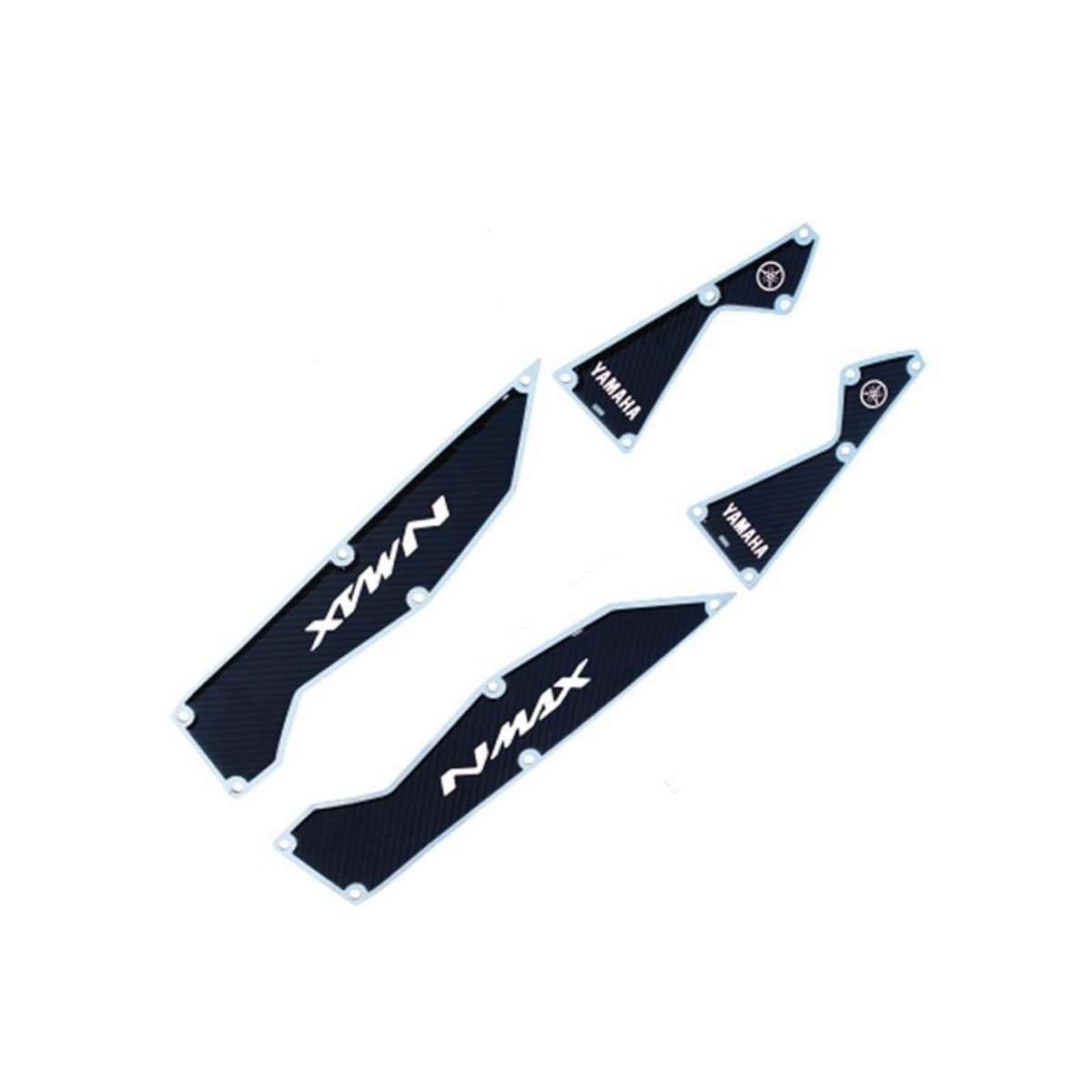 Gogo Basamak Seti Yamaha Nmax 125 155 Siyah Beyaz Krom 2015-2020