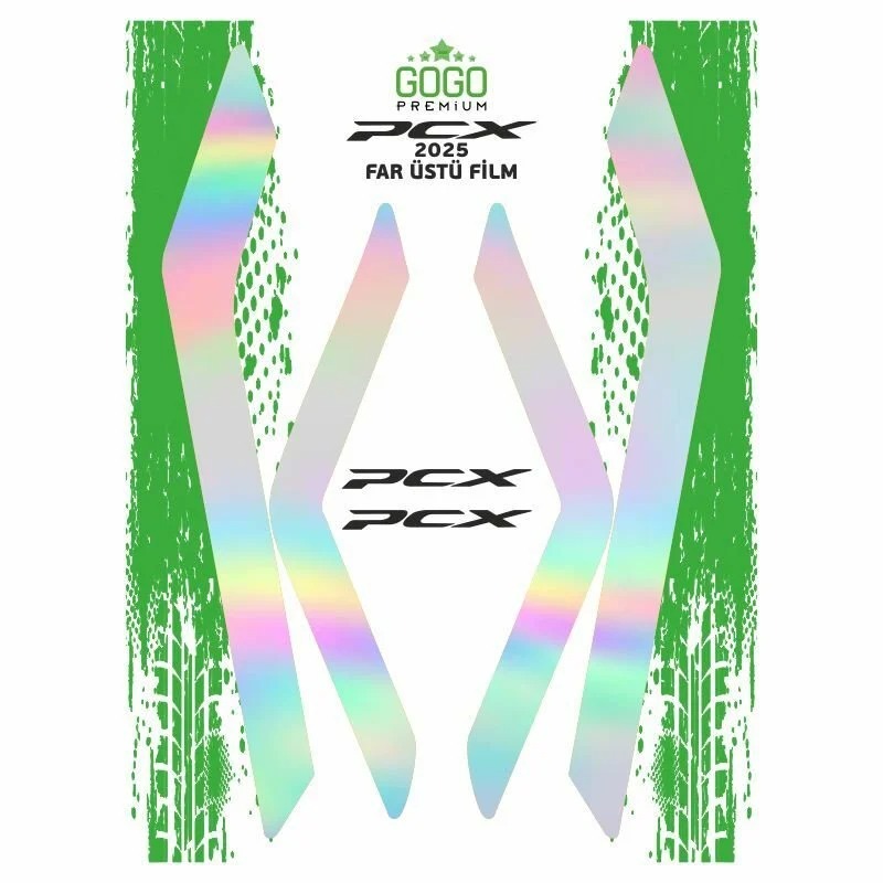 Gogo Far Üstü Film Hologram Honda Pcx 125 2025