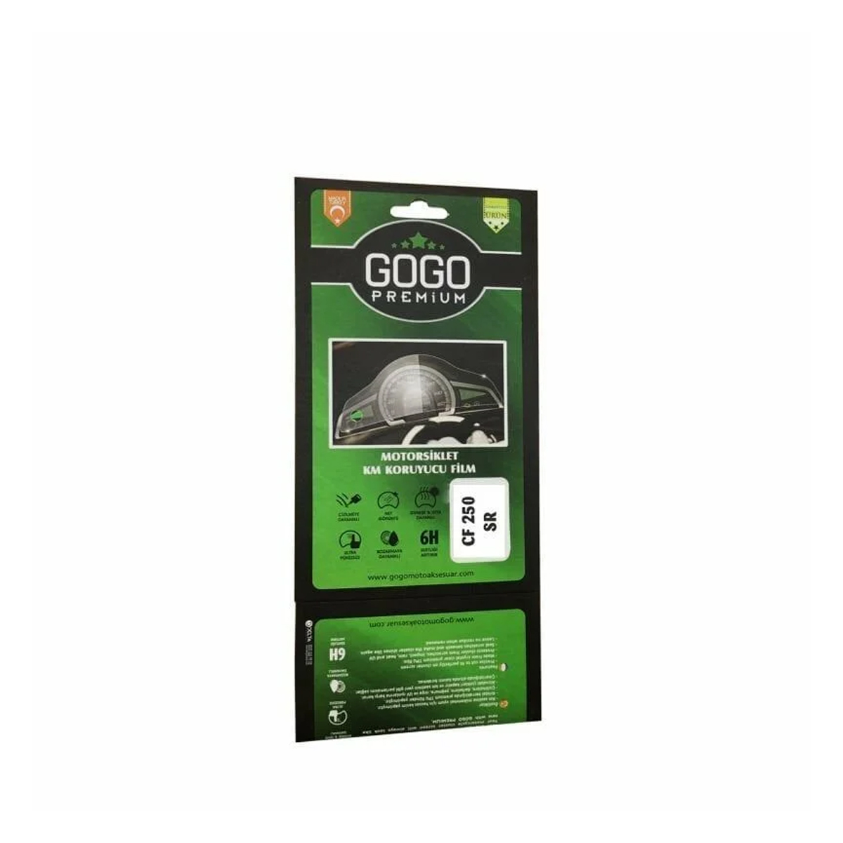 Gogo Kilometre Saat Camı Koruyucu Film Cf Moto 250 Sr 2020-2022