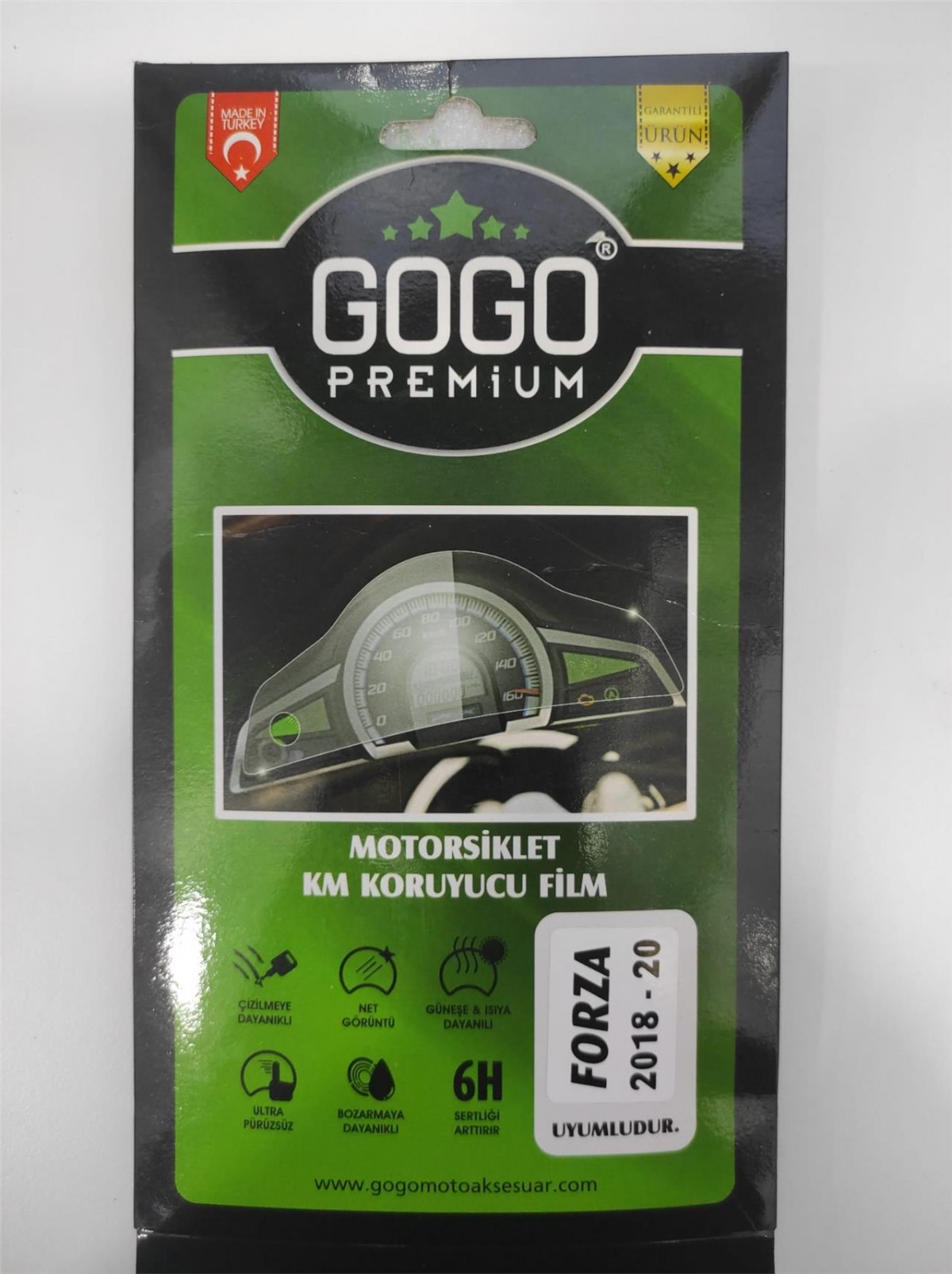Gogo Kilometre Saat Camı Koruyucu Film Honda Forza 250 2018-2022