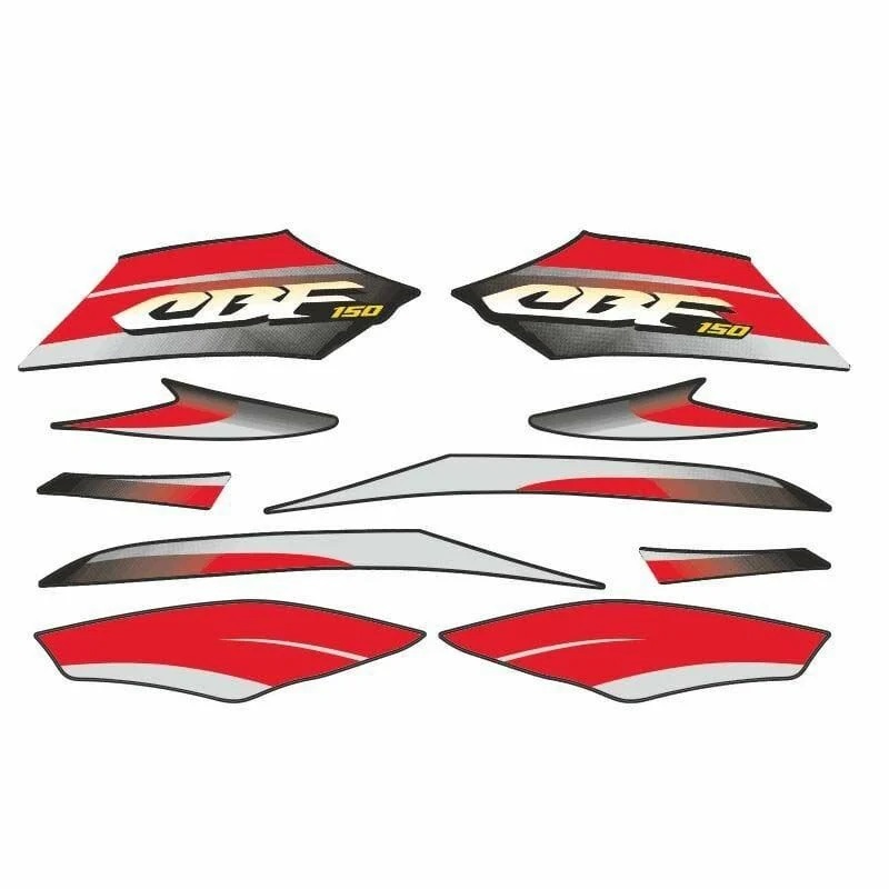 Gogo Stıcker Seti Honda Cbf 150 Siyah