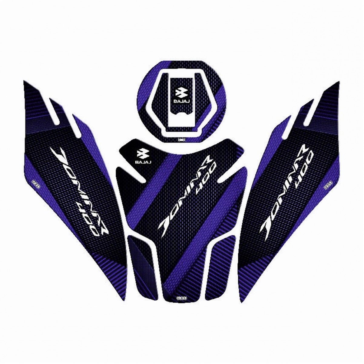 Gogo Tank Pad 002 Mavi-siyah Bajaj Domınar 400 17-24