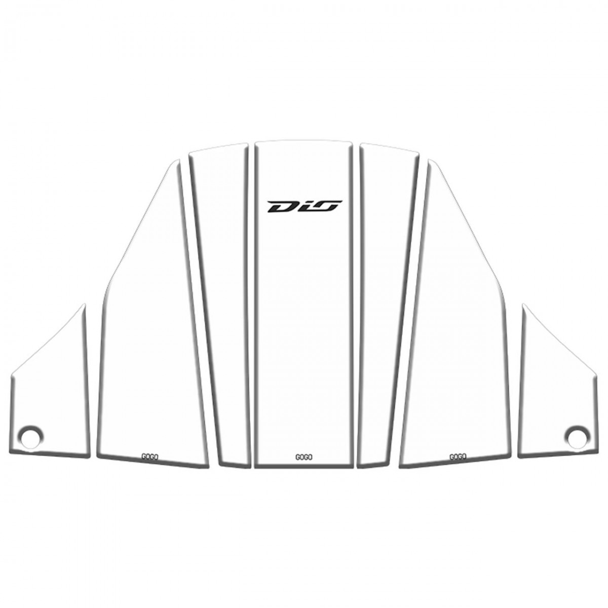 Gogo Tank Pad 004 Beyaz Honda Dıo 110 Gogo Tank Pad 004 Beyaz Honda Dıo 110