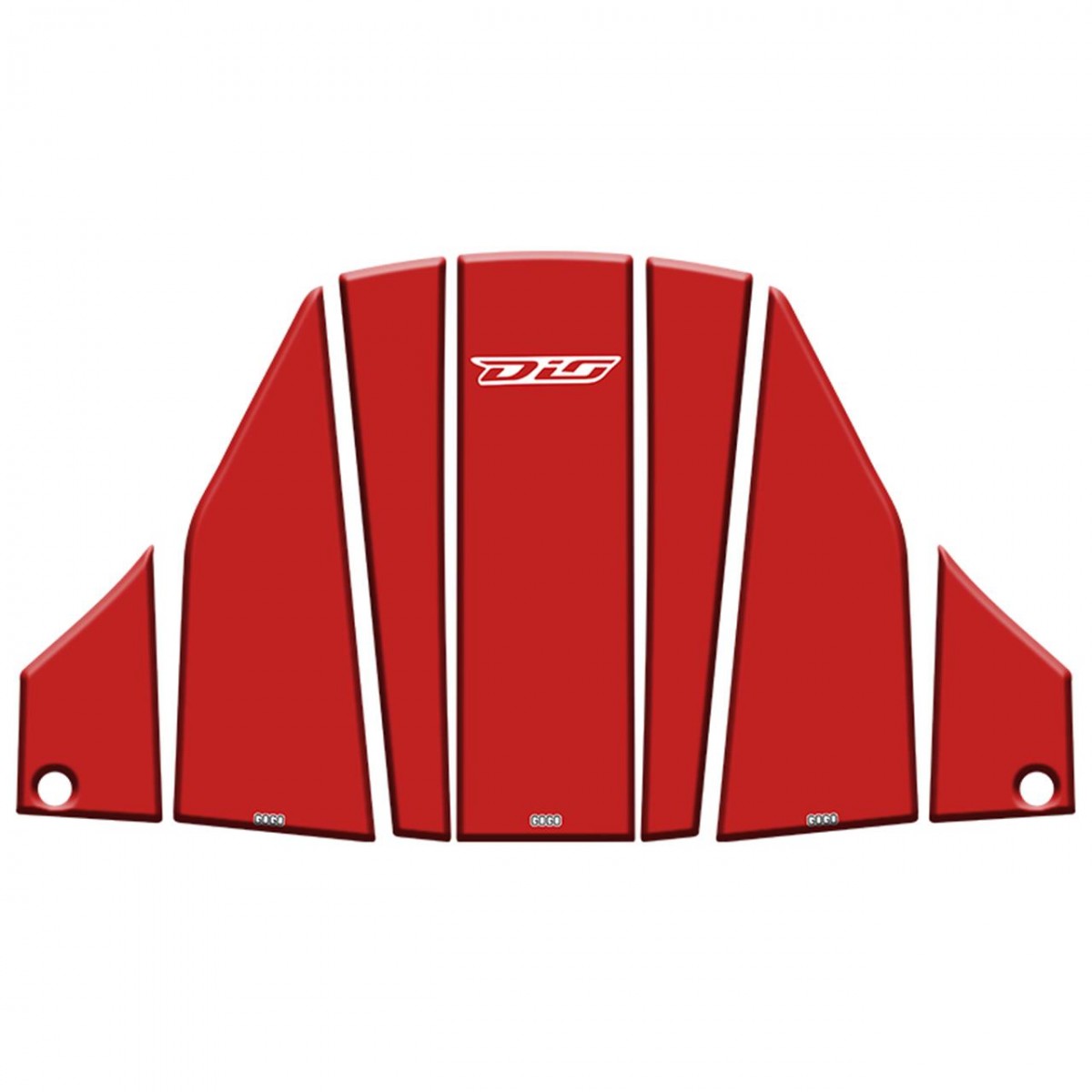 Gogo Tank Pad 004 Kırmızı-beyaz Yazılı Honda Dıo 110