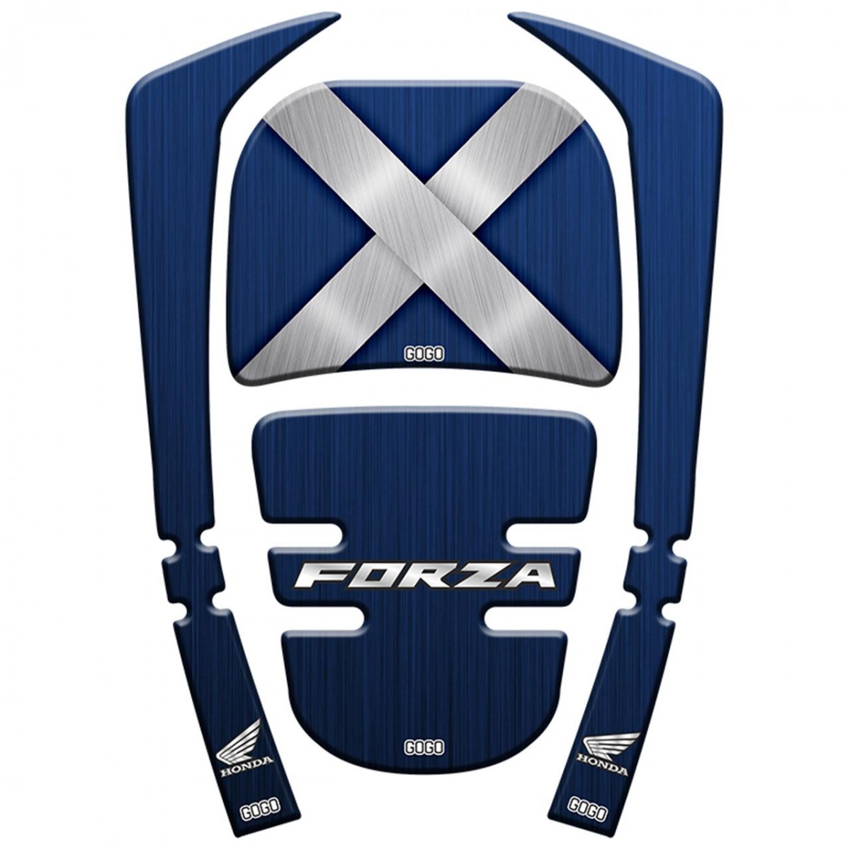 Gogo Tank Pad 005 Mavi-gri Honda Forza 250 2018-2020
