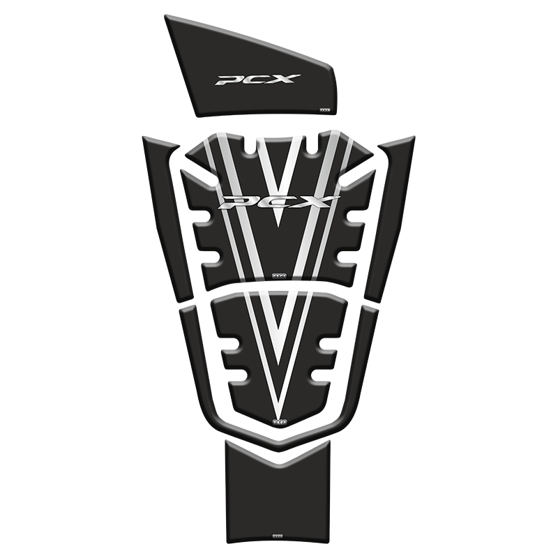 Gogo Tank Pad Set 7 Parça 001 Siyah Gri Honda Pcx 125 2021 2024