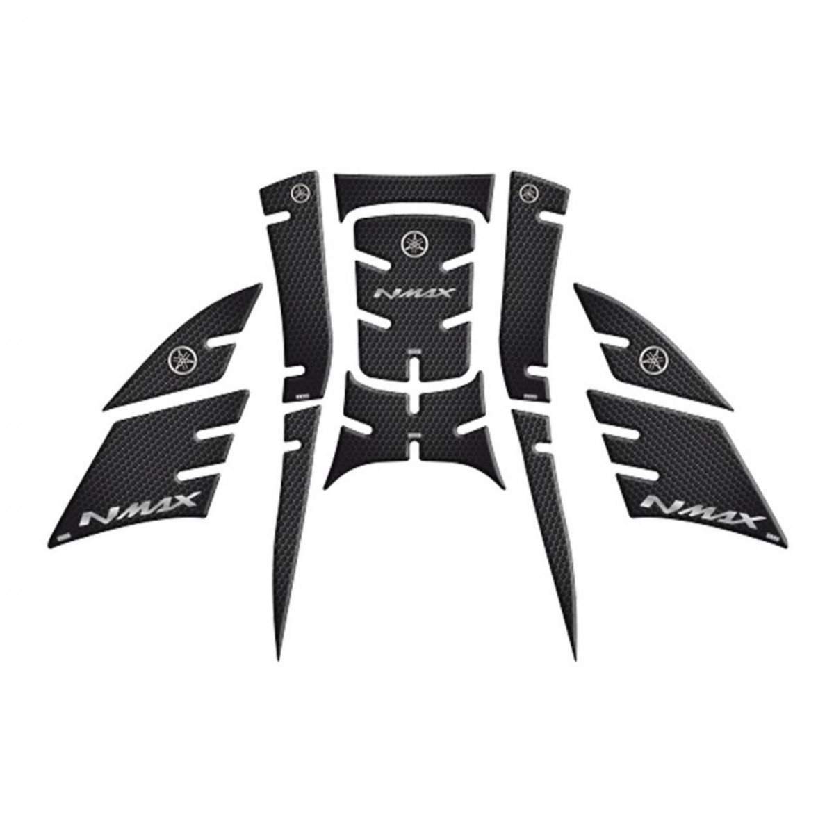 Gogo Tank Pad Set 002 Siyah-gri Karbon Desenli Yamaha Nmax 125 155 2021