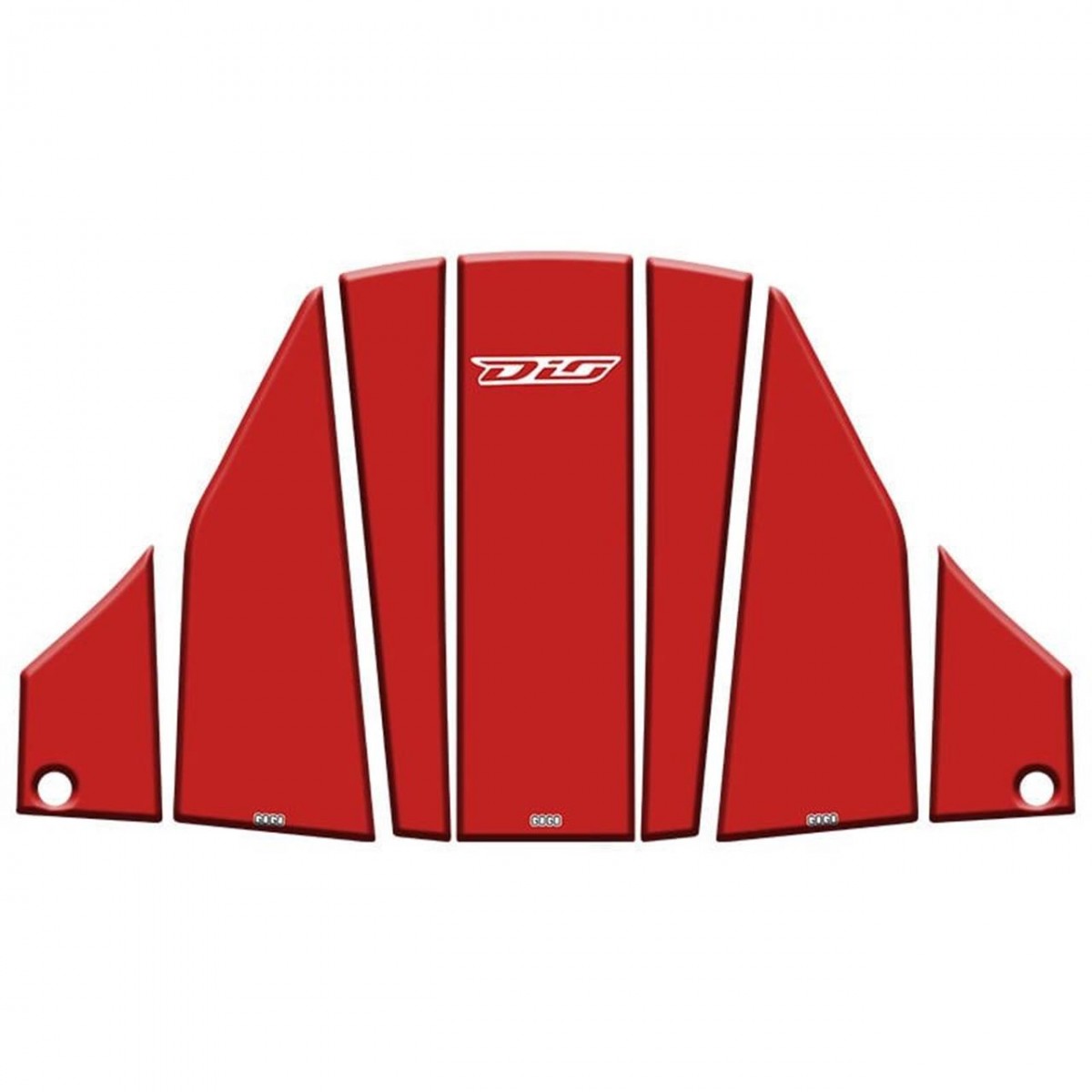 Gogo Tank Pad Seti 001 7 Parça Kırmızı Karbon Desenli Honda Dıo 110