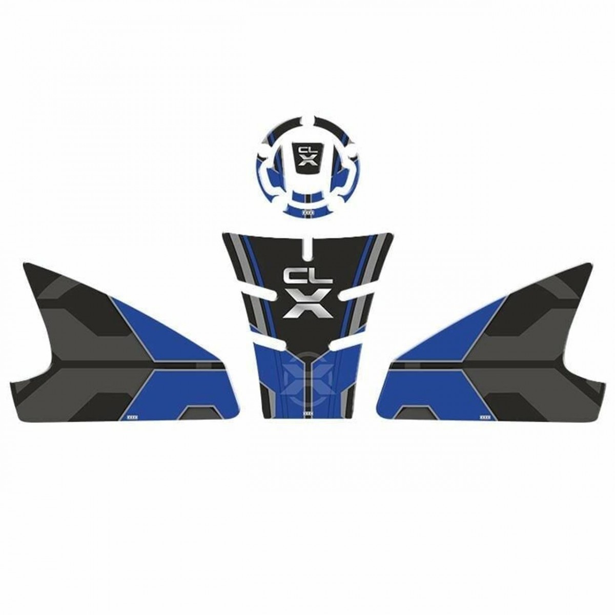 Gogo Tank Pad Seti 003 Siyah-mavi Cfmoto Cl-x 250 2022-2023