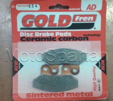 Gold Fren Balatası 234 Sym Joyrıde 200 İ 07-09 Joyrıde Evo 200 İ Ön