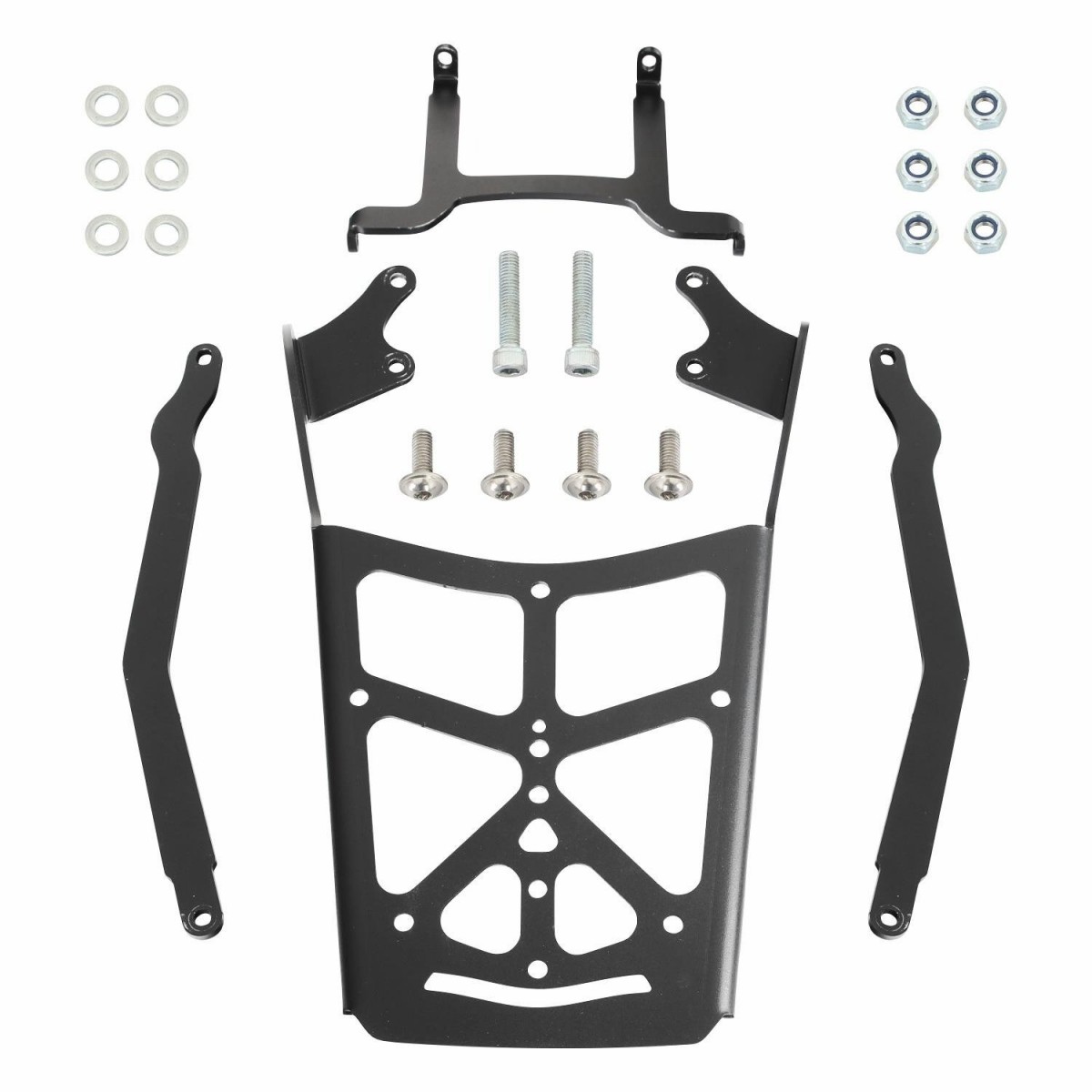 Gp Kompozit Arka Çanta Demiri Siyah Honda Cb125f 2024 Uyumlu