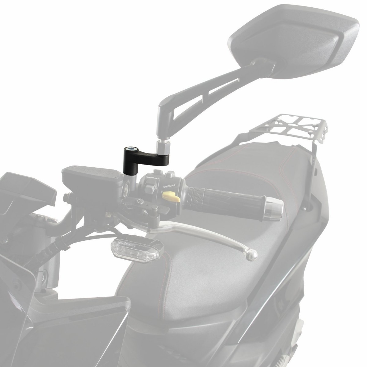Gp Kompozit Ayna Genişletme Siyah Kymco Krv 200 2023 Uyumlu