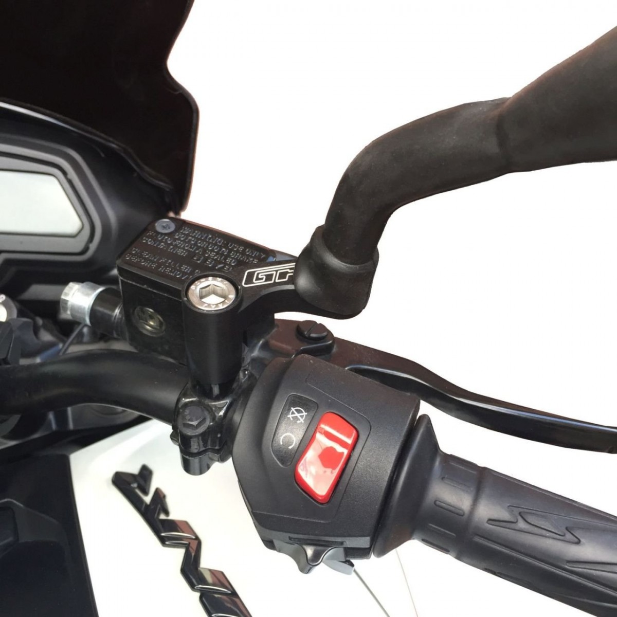 Gp Kompozit Ayna Uzatma Genişletme Aparatı 10mm Ve 8mm Dipli - Sağ Ters Diş Aynalar İçin Pulsar Ns200 Domınar 400 Cbf150 Ybr125  2011-2024