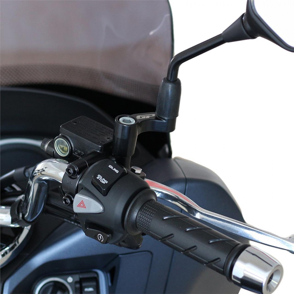 Gp Kompozit Ayna Uzatma Genişletme Aparatı Takım (10mm Düz )  Honda Pcx 125 150 2014-2023