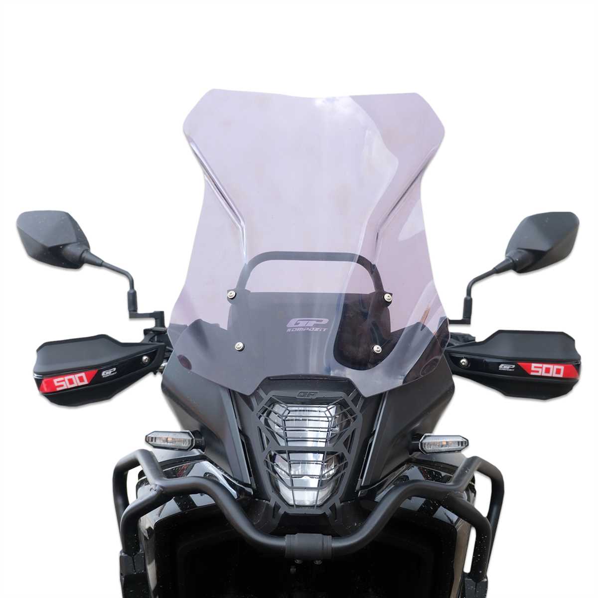 Gp Kompozit Elcik Koruma Siyah-kırmızı Honda Nx 500 2025 Uyumlu