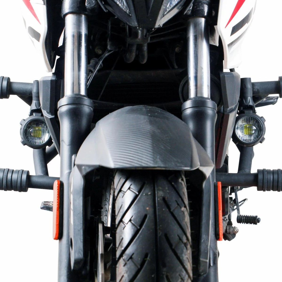Gp Kompozit Large Universal Motosiklet Sis Farı Seti Siyah