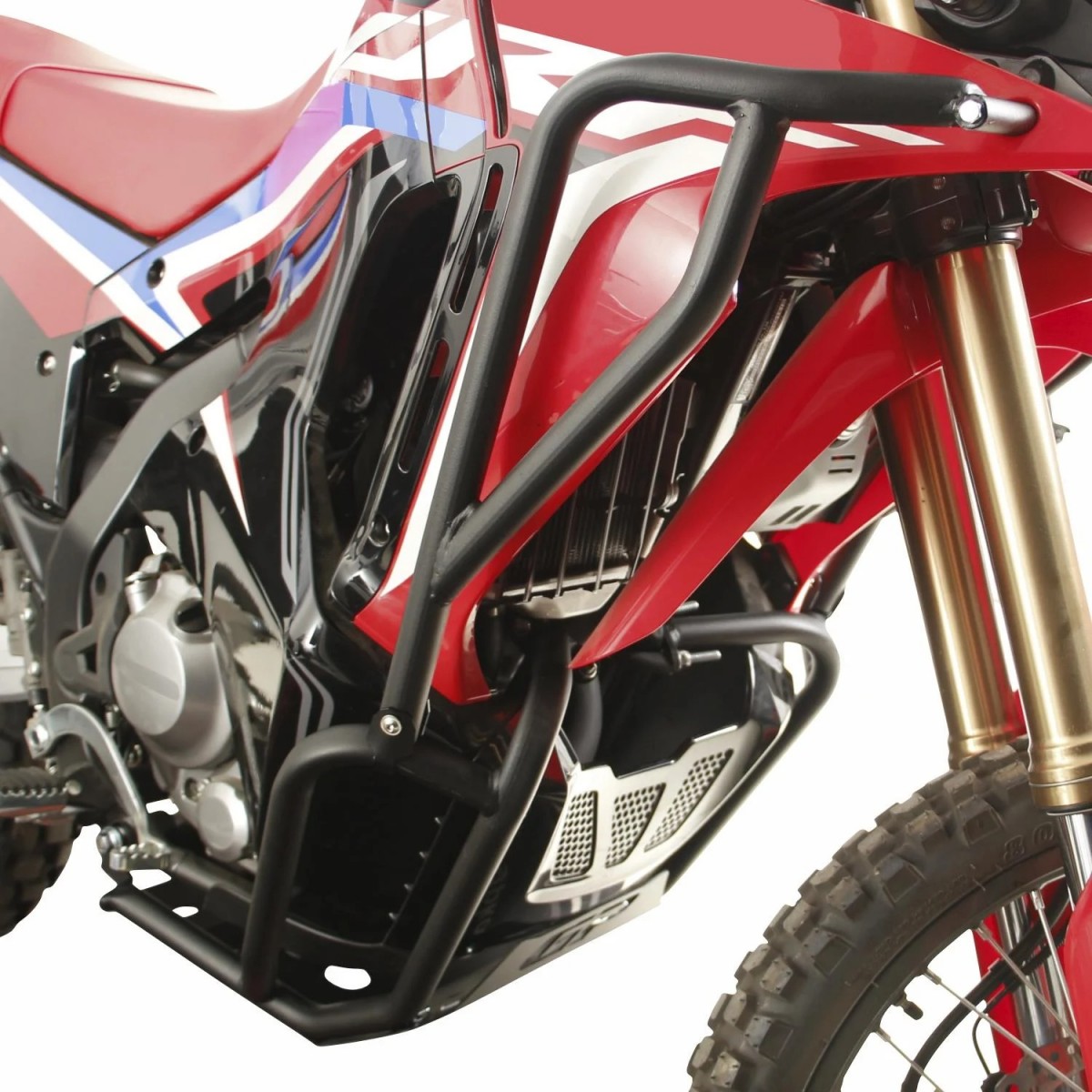 Gp Kompozit Motor Koruma Demiri Seti Siyah Honda Crf250 Rally 2023-2024 Uyumlu