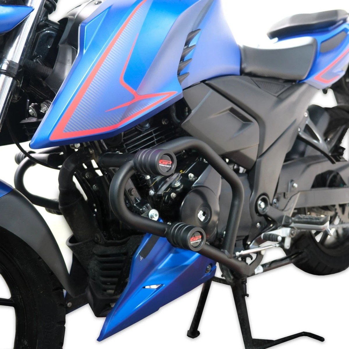 Gp Kompozit Motor Koruma Demiri Siyah Tvs Apache Rtr 200 2022-2024 Uyumlu