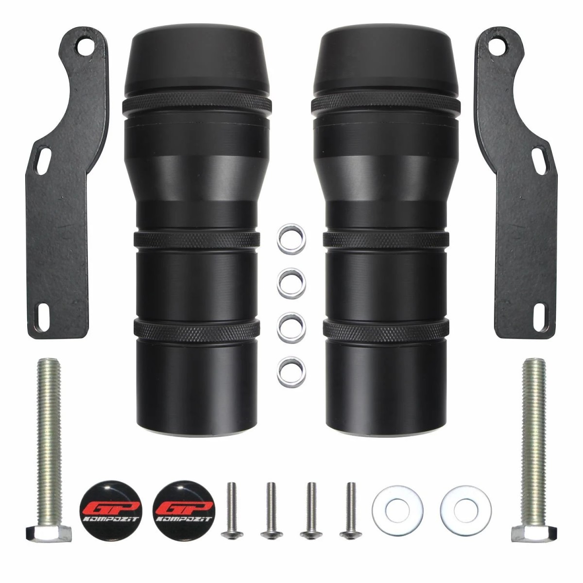 Gp Kompozit Motor Koruma Takozu Siyah Bajaj Rs 200 2015-2024 Uyumlu