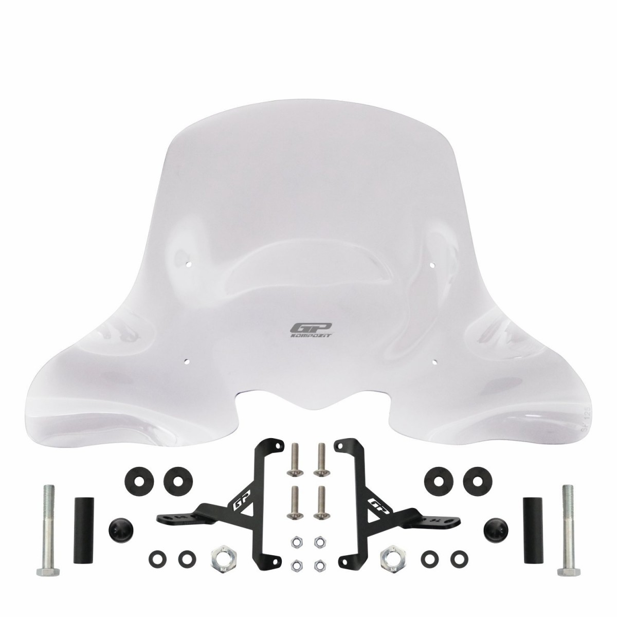Gp Kompozit Siperlik Camı Elcikli 45cm Şeffaf Honda Sh 125 2024
