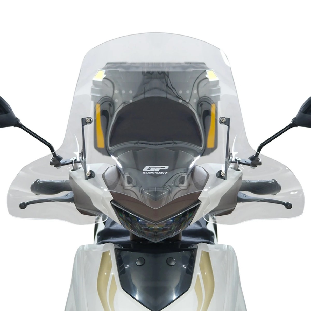 Gp Kompozit Siperlik Tur Camı Hero Dash 125 2022-2024 Uyumlu Füme