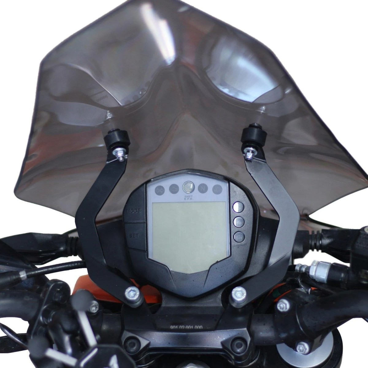 Gp Kompozit Siperlik Tur Camı Siyah 46 Cm Ktm Duke 250 2017-2022