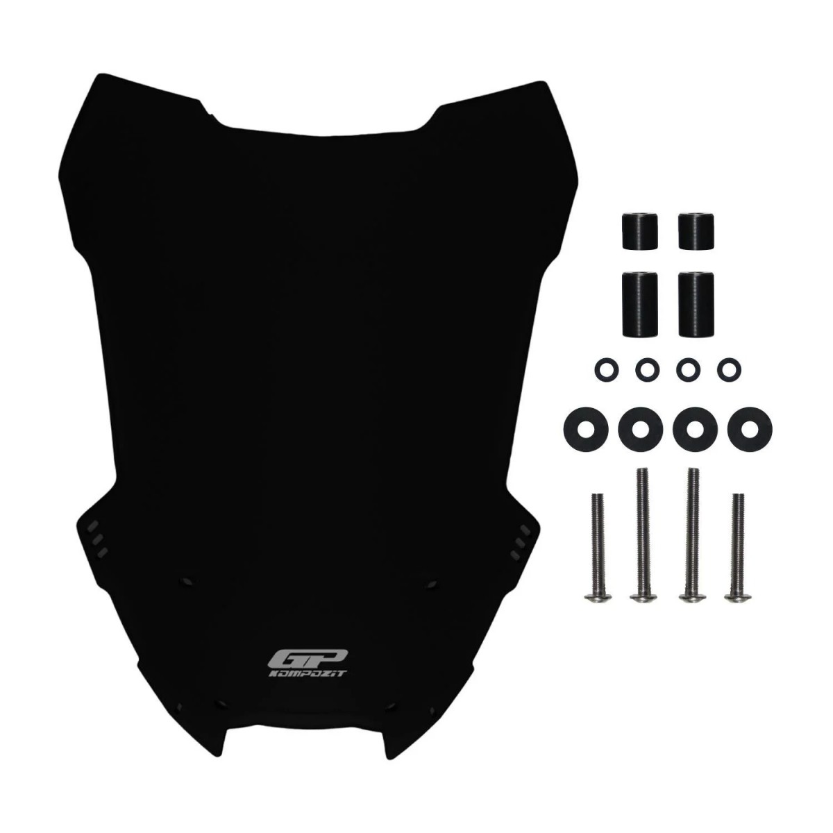 Gp Kompozit Siperlik Tur Camı Spor Nmax 125-155 2015-2020 Siyah - 59 Cm