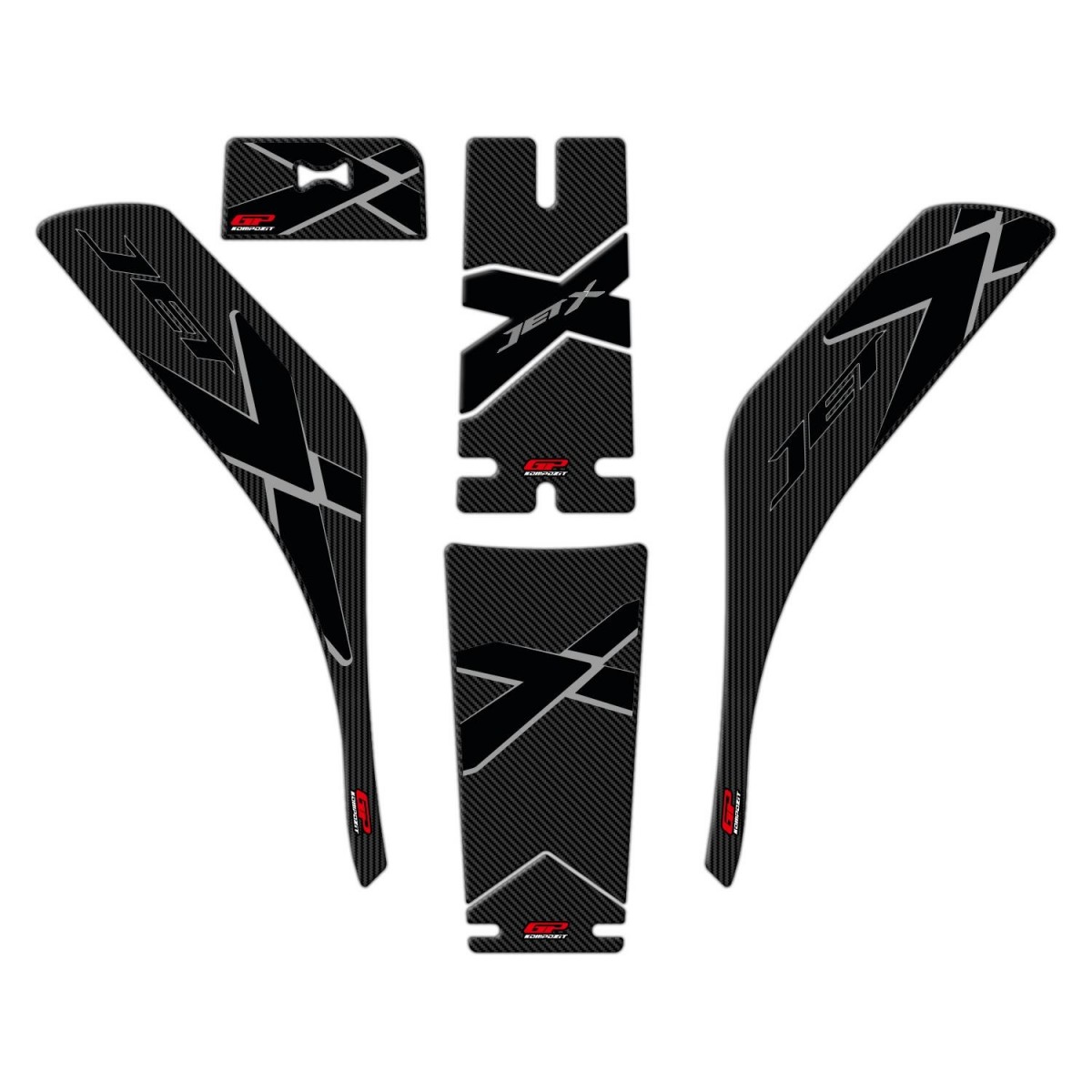 Gp Kompozit Tank Pad Karbon Sym Jet X 125 2022-2023