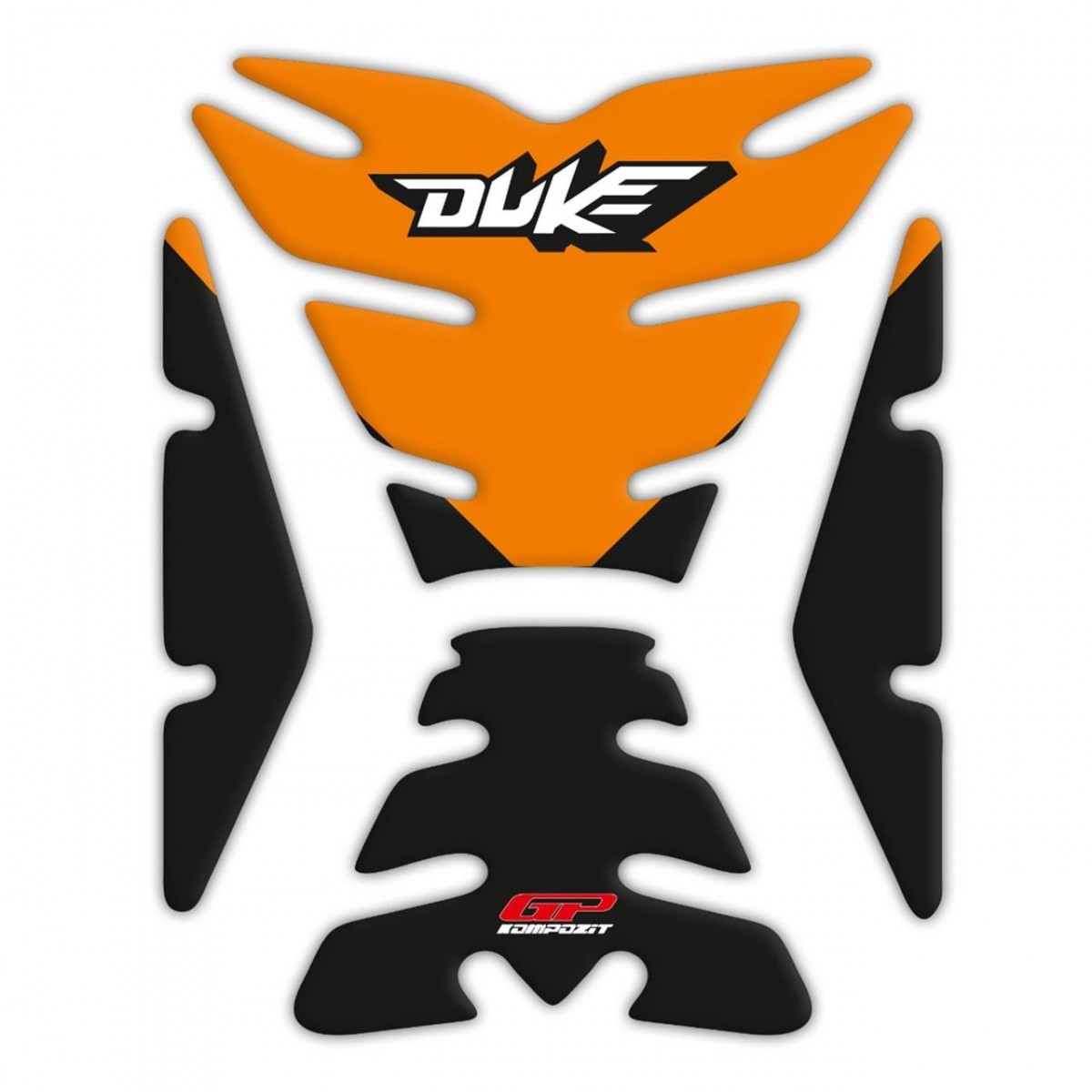 Gp Kompozit Tank Pad Seti 4 Parça Turuncu-siyah Ktm Duke 250 11-20