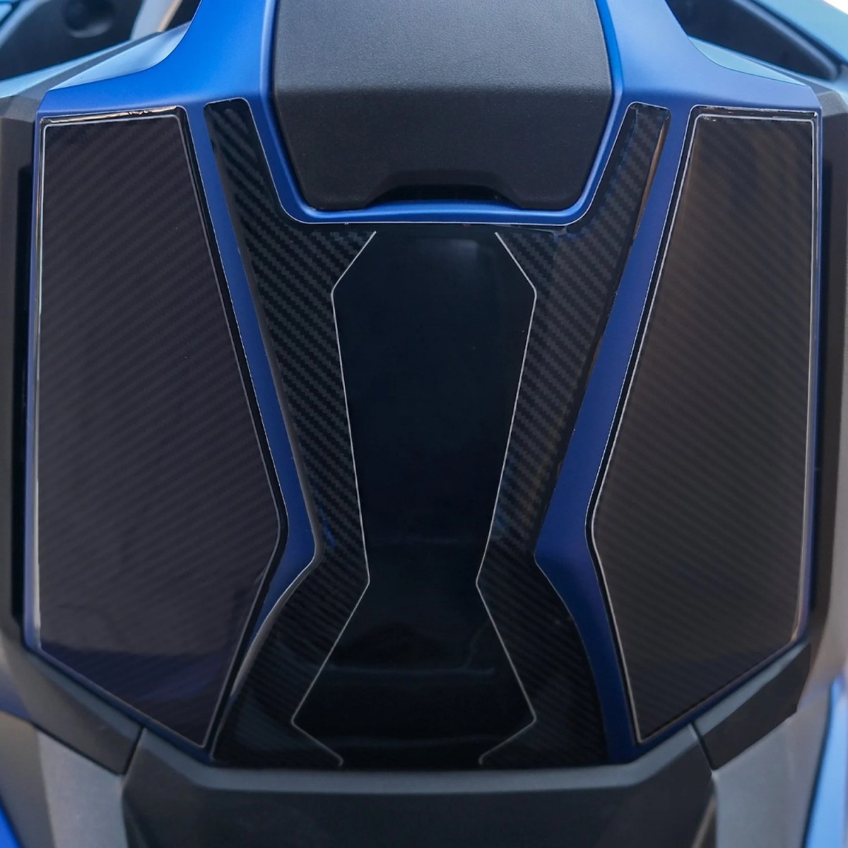 Gp Kompozit Tank Pad Seti Siyah Karbon Honda Adv 350 2023-2024