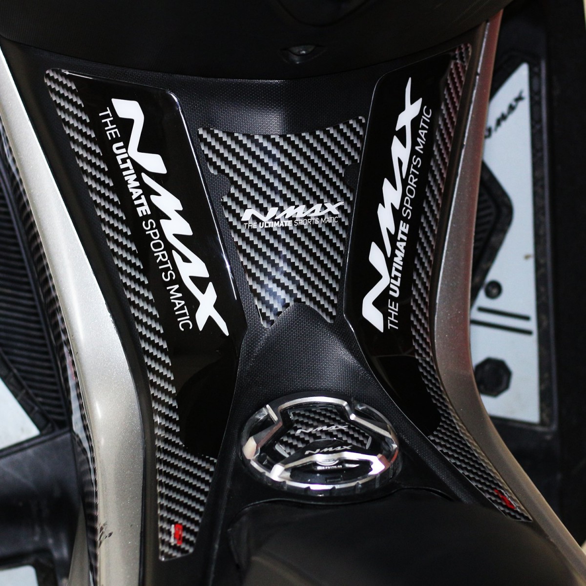 Gp Kompozit Tank Pad Yamaha Nmax 125 155 2015-2020 Karbon Desenli