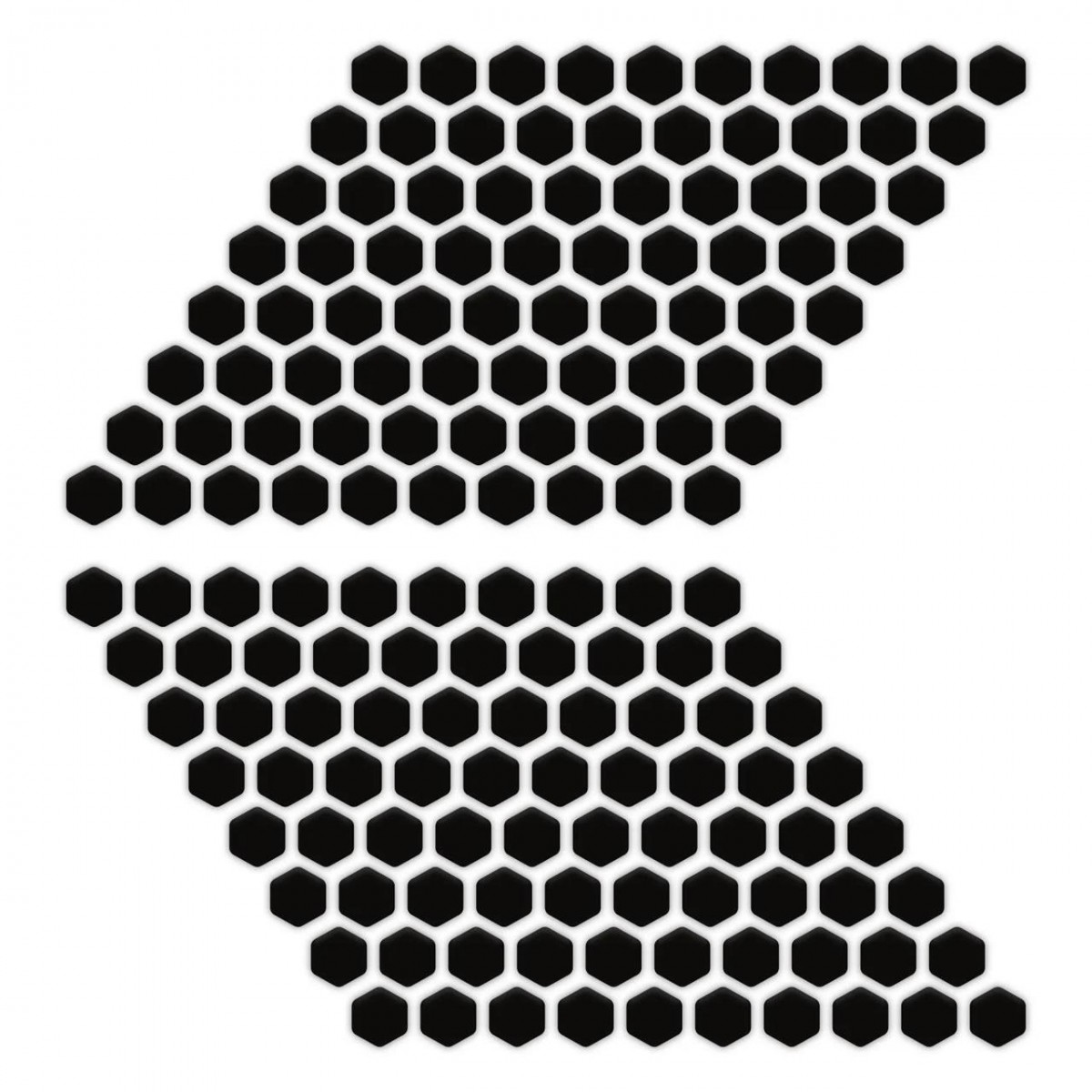 Gp Kompozit Unıversal 160 Parça (petek Desen) Tank Pad Siyah