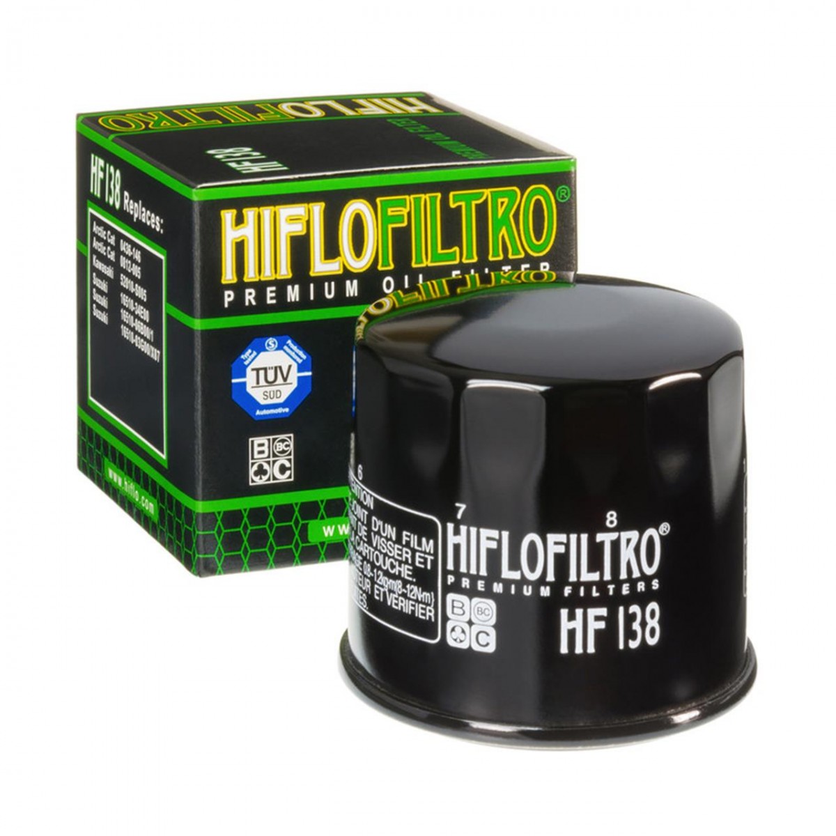 Hiflo Hf138 Yağ Filtresi  1997-2024 Suzuki Gsx-r 600 Srad