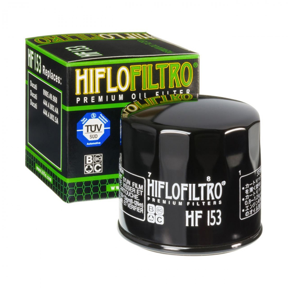 Hiflo Hf153 Yağ Filtresi  2012-2014 Ducati Diavel Cromo