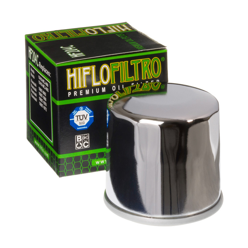 Hıflo Yağ Filtresi Hf204c Krom Yamaha Mt-07 Yzf-r25 Mt-25 Honda Cb600 Cbf600 Cbr600 Nt700 Vt750 Vfr800, Cbr954 Nc750 X 2014 2016