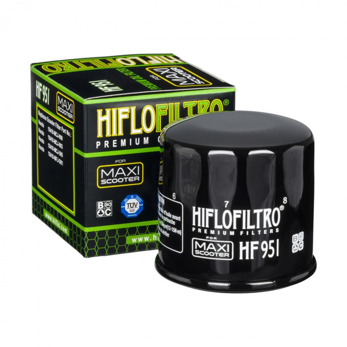Hıflo Yağ Filtresi Hf951 204 Honda Forza Nss300 Jjs400 Jjs600 Sılverwıng
