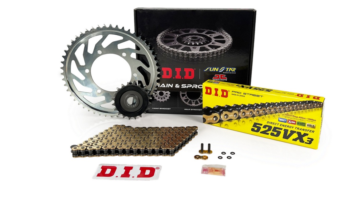 Honda Cbr600f 2011 - 2013 Zincir Dişli Seti Gold Vx3 Dıd (jtf1370-16t - Jtr1304-43t 525vx3 Gb-100ft Zj -124l) Honda Cbr600f 2011 - 2013 Zincir Dişli Seti Gold Vx3 Dıd (jtf1370-16t - Jtr1304-43t 525vx3 Gb-100ft Zj -124l)