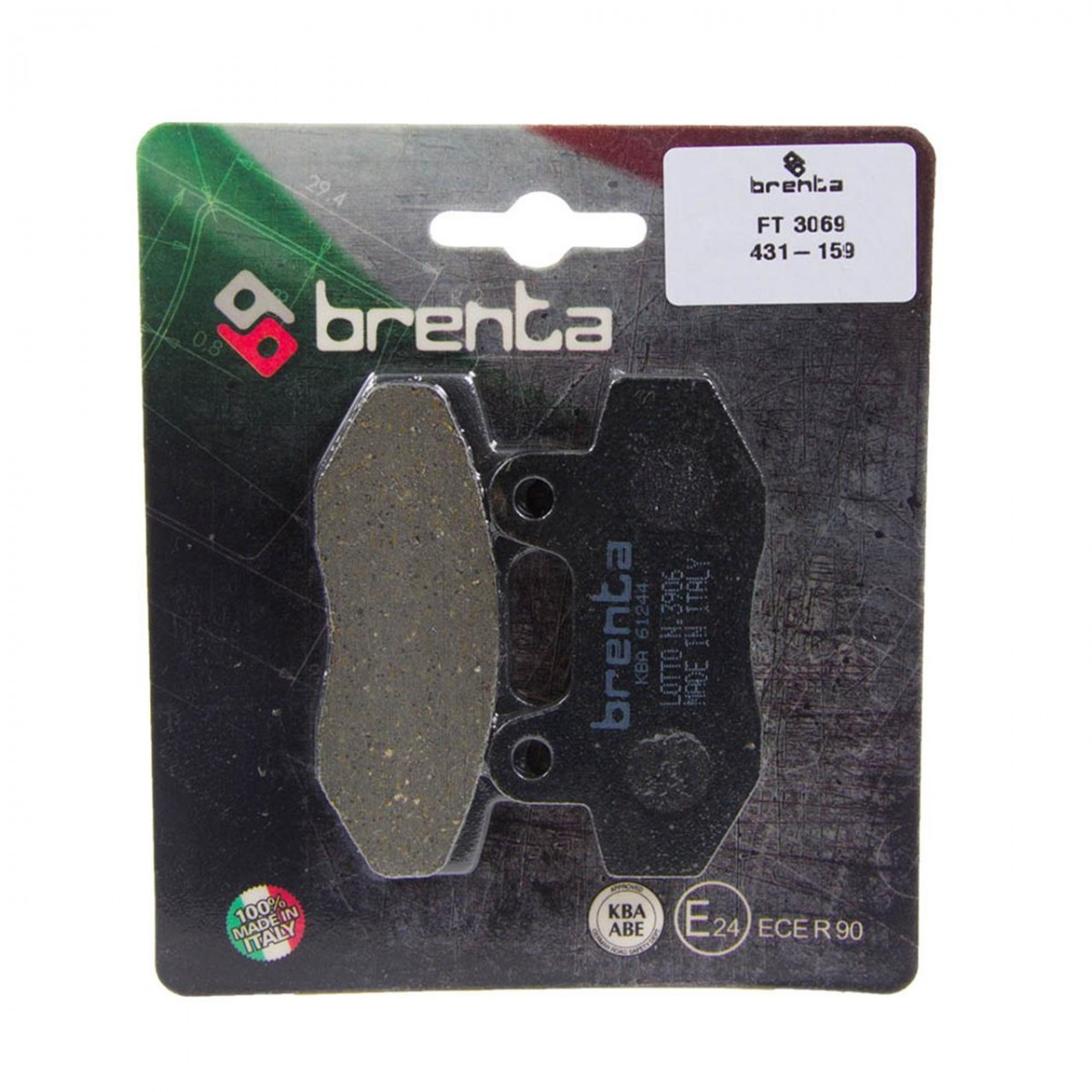 Honda Cbx Custom 125cc 88-88 Ön Fren Balatası Brenta Organik