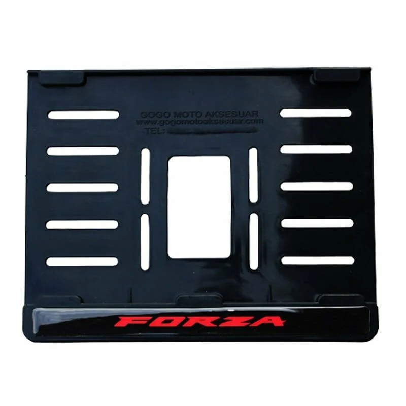 Honda Forza Uyumlu 3 Plastik (15x24 Cm) Kırılmaz Plakalık