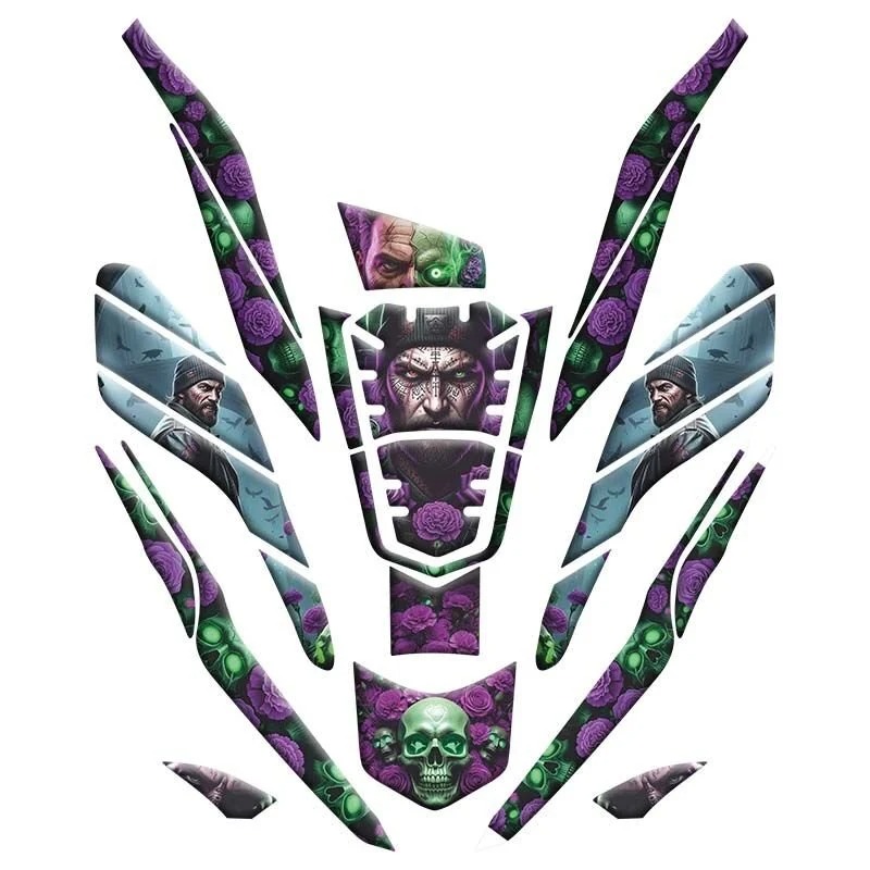 Honda Pcx 2021 - 2024 Uyumlu Tank Pad Set 011