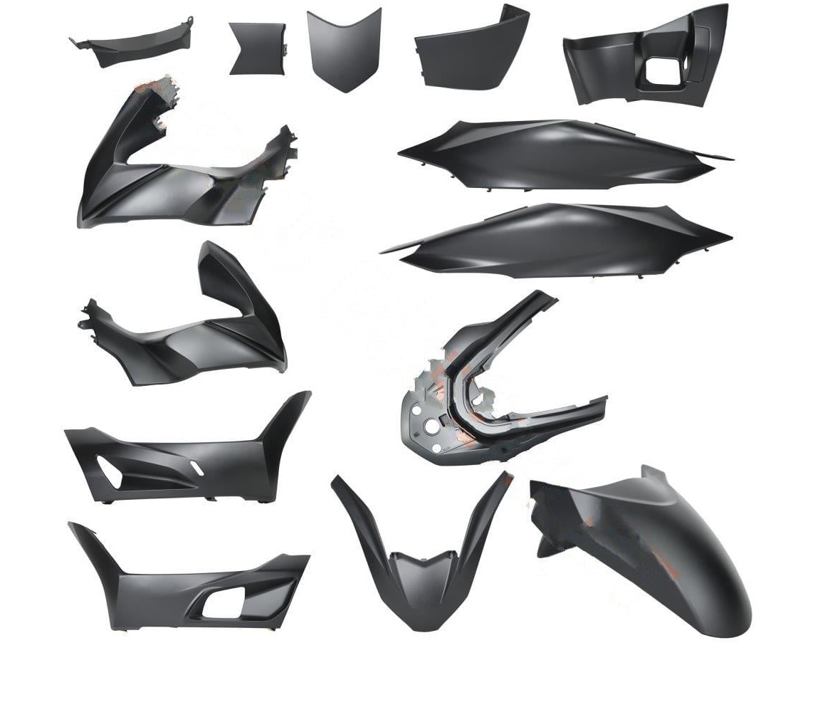 Honda Pcx125  2021 - 2024 Siyah Kaporta Seti Monero